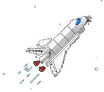 rocket blasting off